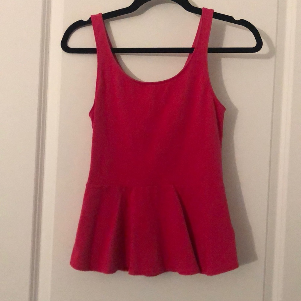 Hot Pink Peplum Top!